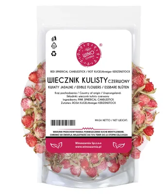 Obrázok produktu pre Červený kvet Gomphrena - 20 g jedlých kvetov