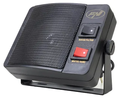 Zdjęcie produktu dla Zewnętrzny głośnik PNI DE750 do radiotelefonów CB, 8 omów, 4 W, głośnik 3-calowy, gniazdo 3,5 mm
