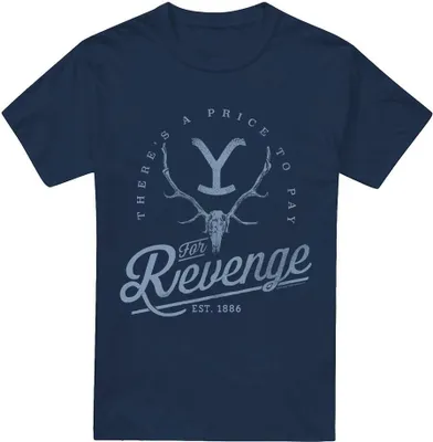 Obrázek produktu pro Yellowstone - Pánské tričko "Revenge" TV5674 (3XL) (Námořnická modrá)