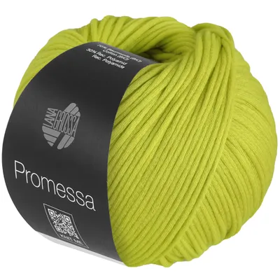 Produktbild von Lana Grossa PROMESSA 50 g weich gefülltes Schlauchgarn 125 m, Farbe:011 - Limette