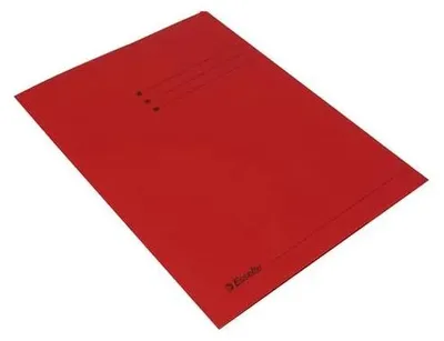 Doska na spisy, s chlopňami, prešpánová, A4, ESSELTE, červená