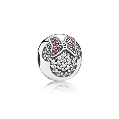 Produktbild von Pandora Disney 791450CZ Charm Clip Minnie Pavé