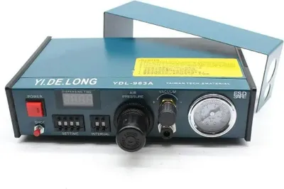 Obrázok produktu pre YDL-983A - Automatický dávkovač lepidla - Digitálne ovládanie - Ručné zariadenie - Vhodné pre lepidlá a tavivá - 220 V AC - Zelená farba
