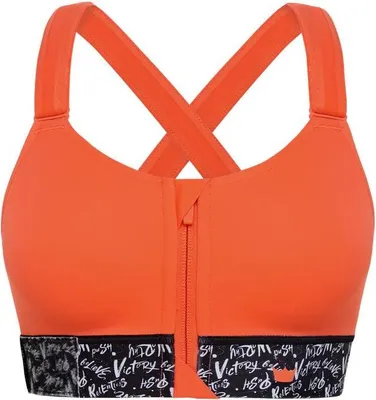 Produktbild von Shefit Orange Sport-Bh Mittlerer Halt, Verstellbar, 2Xl