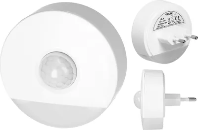Image de Veilleuse LED avec détecteur de mouvement, avec fonction couloir 0,2W/3W, 200lm