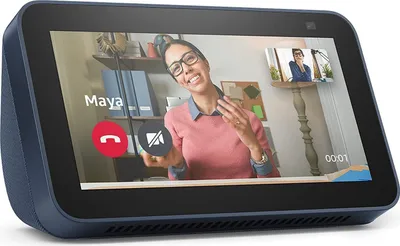 Produktbild von Amazon Echo Show 5 (2nd gen.), Amazon Alexa, Rechteck, Blau, Night blue, Deutsch, Englisch, Spanisch, Französisch, Italienisch, Android, iOS
