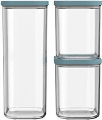 Produktbild von Starter-Set Vorratsdose Modula 3-teilig - Nordic green