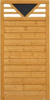 Produktbild von Zaun Teilelement Konsta Andria 90 x 180 cm kirschbaumoptik