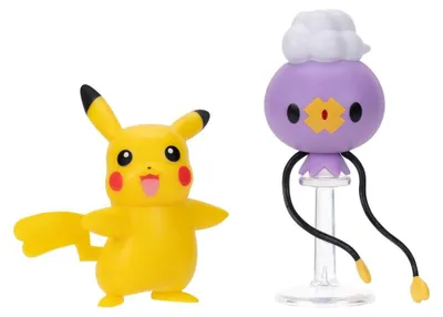 Obrázok produktu pre Pokémon – Figúrky postavičiek pre bojové hry, balenie 2 kusov: Driftlon a Pikachu