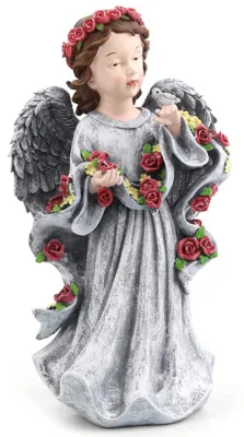 Immagine prodotto di Angelo con ali, statuetta da giardino in resina