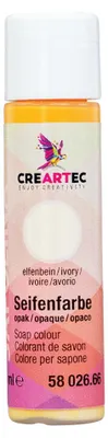Produktbild von CREARTEC Sapolina Seifenfarbe Elfenbein - 10ml - zur Seifenherstellung in Opak - für kreative Seifen und Geschenke