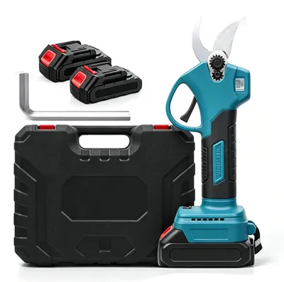Produktbild von 2-in-1 Akku-Heckenschere und Gartenschere - Elektrisches Gartengerät - 25 mm Schnittkapazität - 2 Akkus - Für Makita-Akku