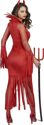 Immagine prodotto di Costume da donna da demone del fuoco rosso - M