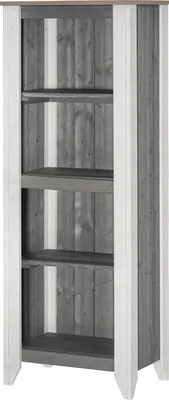 Produktbild von Gartenschrank/Outdoorküche Konsta Typ 561 Hochschrank 60 x 40 x 160 cm hellgrau-creme