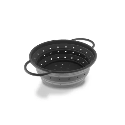 Produktbild von Coolinato faltbares Silikon-Sieb 16 cm grau