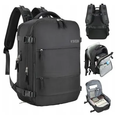 Imagen del producto de Mochila de viaje de cabina NOVEEN CTB400, color negro, 40x20x25 cm