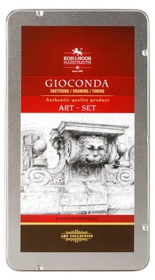 Produktbild von Künstler- Set  11- teilig  "Gioconda Art - Set"  im Metalletui