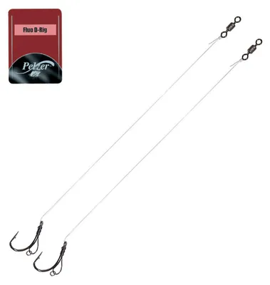 Produktbild von Pelzer Fluo D-Rig Karpfenrigs (2 Stück), Größe:6
