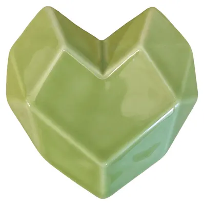 Produktbild von Kleiderhaken Herz Grün, bohrfreie Montage, für Heizkörper und Wände, 8 cm