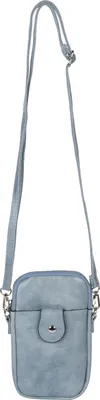 Produktbild von styleBREAKER Damen Umhängetasche klein mit Reißverschluss, Mini Bag Handtasche Einfarbig verstellbar, Handytasche 02012382