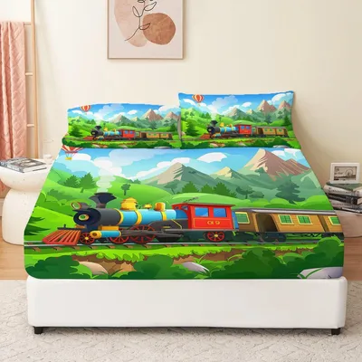 Image de Drap-housse en microfibre, 160 x 200 cm