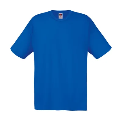 Produktbild von Fruit of the Loom Herren Rundhals Basic Shirt T-Shirt kurzarm, Größe:S, Farbe:Royal Blau