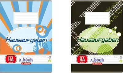 Zdjęcie produktu dla zeszyt zadań domowych herlitz x.book, DIN A6, 70 g/m², 48 kartek