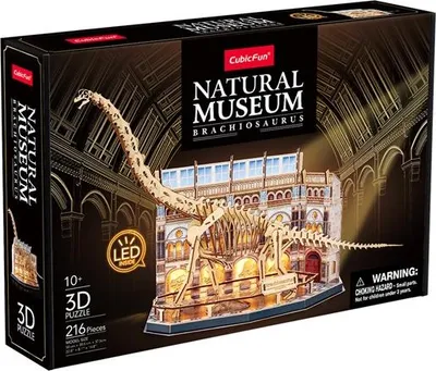 Immagine prodotto di Puzzle cubico Fun 3D LED NatMus.Brachiozaur 05447