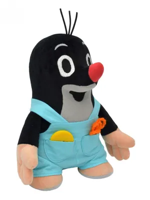 Produktbild von Kuscheltier Der kleine Maulwurf mit Hose 21 cm Schwarz/Blau, 45910C