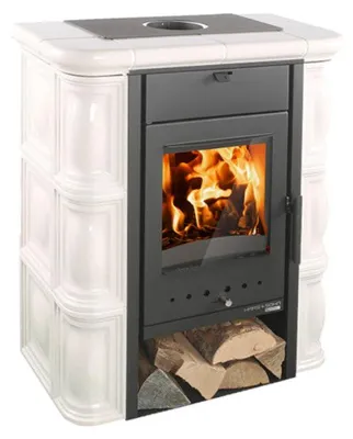 Produktbild von Haas+Sohn | Kaminofen Tirol 343.15-C perl-schwarz/creme | 6 kW