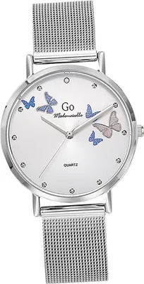 Produktbild von Girl Only Damen Armbanduhr silber Analog GO Edelstahlarmband D2UGO695394