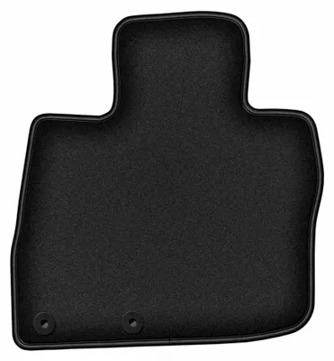 Image de Tapis conducteur en moquette pour Honda Civic VIII 2006-2012 (à hayon) – 1 pièce, noir, sur mesure – Wielganizator DURBAN