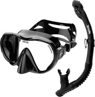 Produktbild von Seacsub Bis Rondo Dry Schnorchelset Schwarz Schwarz One Size