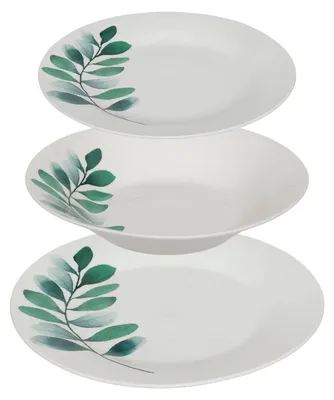Produktbild von Tafelservice "vegetal" 18-teilig aus porzellan - SG Secret de Gourmet