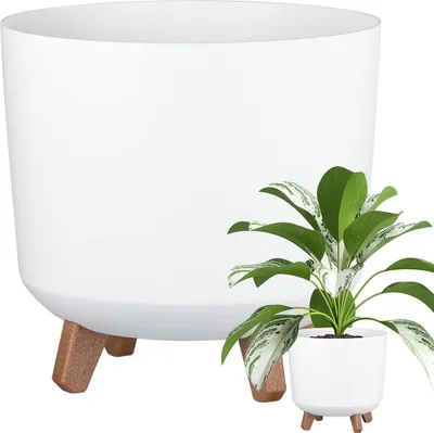Produktbild von Blumentopf Gracia, Weiss, Kunststoff, Ø 200 mm, 174 mm hoch, 3 L, UV-beständig