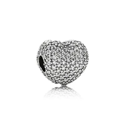 Produktbild von Pandora 791427CZ Charm Clip Pavé Herz
