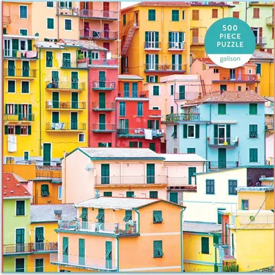 Image de GALISON Puzzle carré Salutations de Cinque Terre 500 pièces