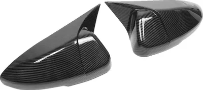 Image de Paire de caches rétroviseurs style fibre de carbone, compatible avec Honda Accord 2018-2020