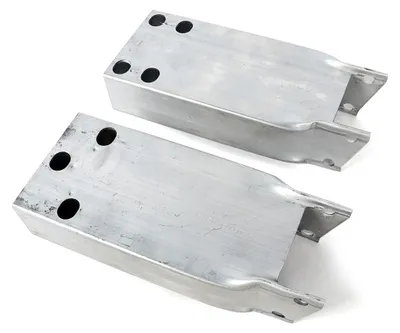 Productafbeelding van Voorste bumpers, gemaakt van duurzaam ABS-kunststof, speciaal ontworpen voor de Mercedes C-klasse, 2 stuks
