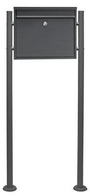 Briefkasten-Set Wandbriefkasten V13 Anthrazit