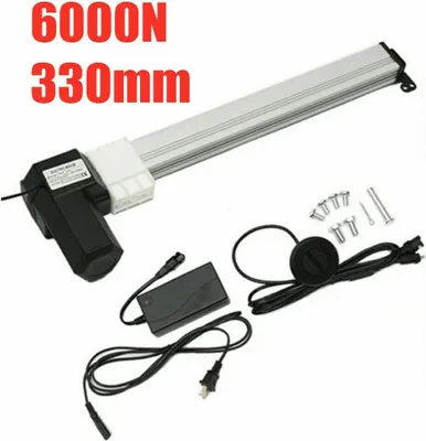 Zdjęcie produktu dla Silnik siłownika liniowego 330mm 24V 6000N silnik liniowy Elektryczny siłownik liniowy silnik elektryczny Silnik siłownika liniowego