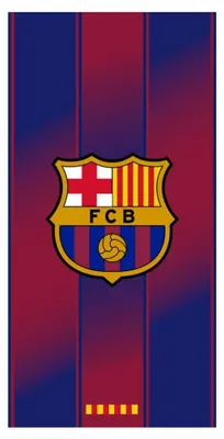Obrázek produktu pro Ručník FC Barcelona, červený, malý, univerzální velikost