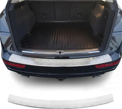 Image de Protection seuil de pare-chocs arriére pour Audi Q5 8RB 2008-2017 Acier Brossé