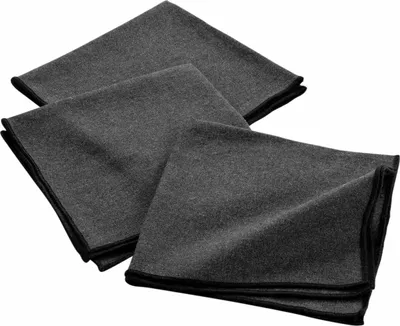 Obrázek produktu pro Sada 6 látkových ubrousků - antracitová - 40 x 40 cm - 100% bavlna - omyvatelné - stolní prádlo - dekorace na stůl - ubrousky na ústa - šedá barva