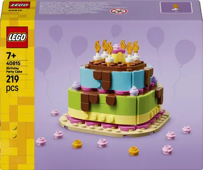Image de LEGO Iconic 40815 Gâteau d'Anniversaire