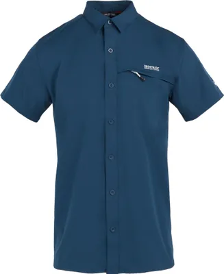 Obrázek produktu pro Regatta - Pánská košile s krátkým rukávem RG9759 (S) (Dark Jeans Blue)