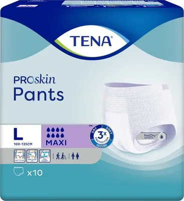 Obrázek produktu pro TENA Kalhoty Maxi 10 kusů velikost L