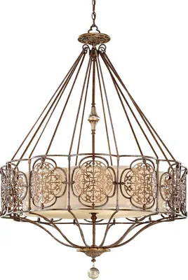 Produktbild von Elstead Marcella Kronleuchter E27 4-fach Britische Bronze, oxidierte Bronze