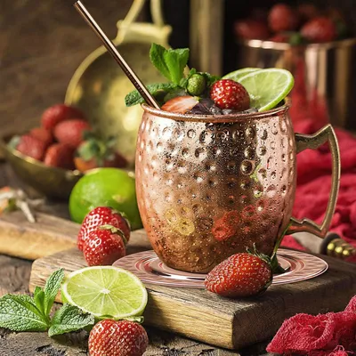 Produktbild von Moscow Mule Becher - Moscow Mule Becher - Moscow Mule - Moskow Mule Becher - Cocktailglas - Cocktailgläser