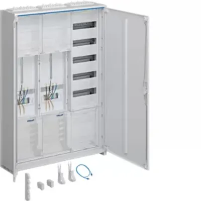 Produktbild von HAGER Komplettschrank 2ZP/ ZB332P25 VF-5rh/APZ, univ.Z, 1100x800x205mm, 3-f